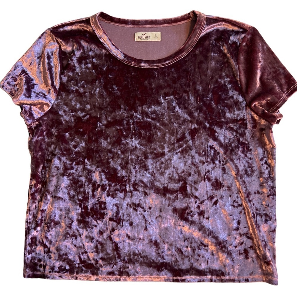 Hollister Crushed Velvet top